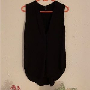 H&M Sleeveless Top Size 2 Black